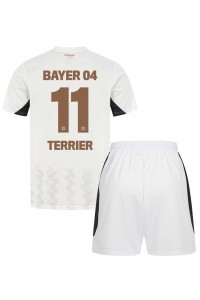 Fotbalové Dres Bayer Leverkusen Martin Terrier #11 Dětské Venkovní Oblečení 2024-25 Krátký Rukáv (+ trenýrky)